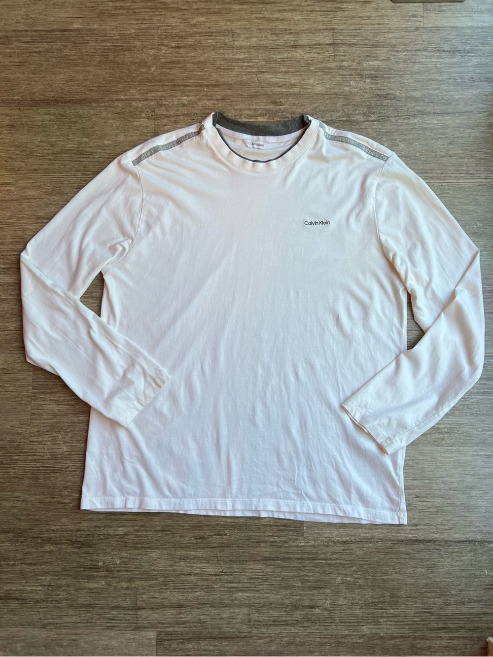 Calvin Klein Logo Tape Pure 100% Cotton Long Sleeve